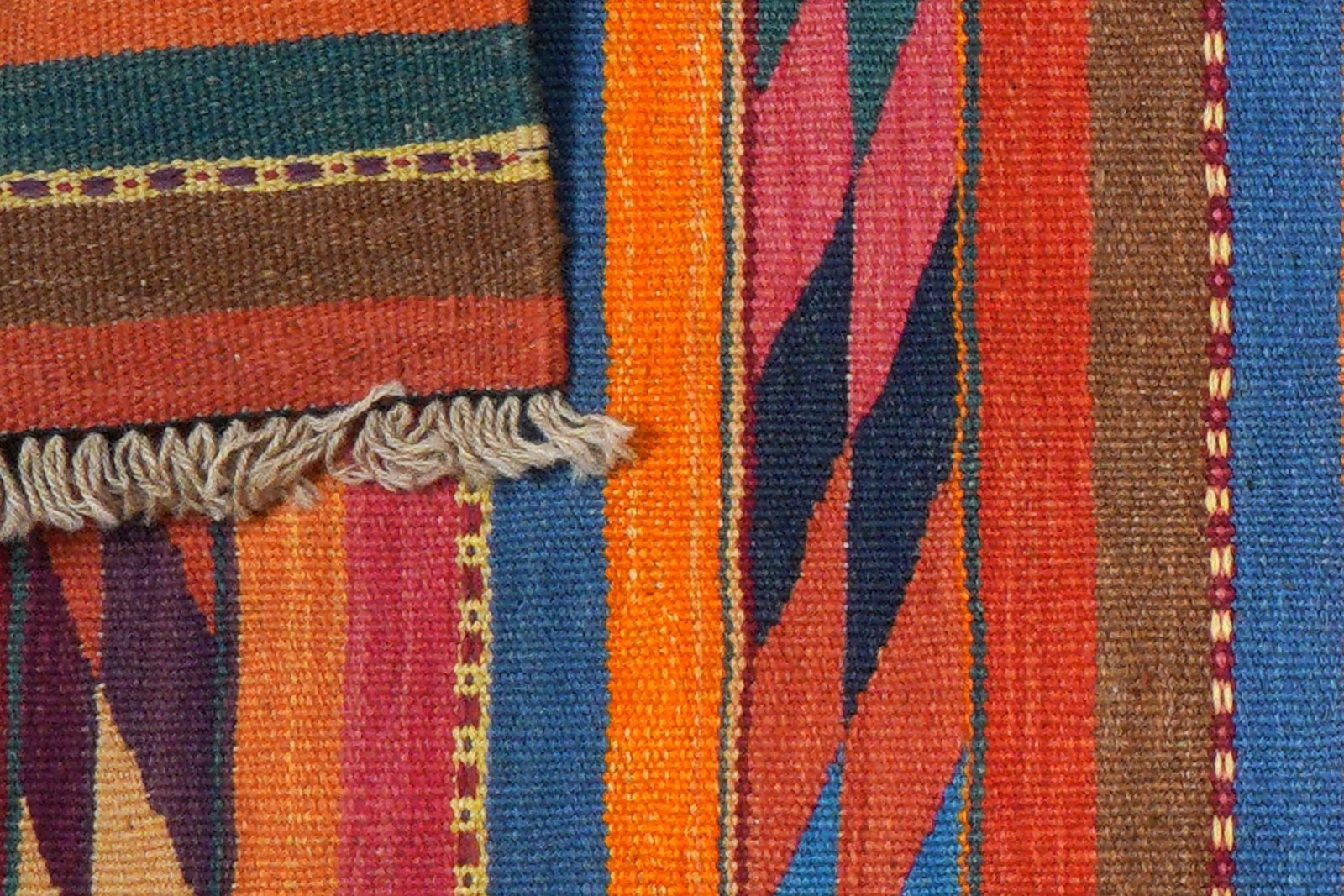 Kelim Gashgai — Handmade, 61x193 cm, Multicolor, 100% Virgin Wool | View 6