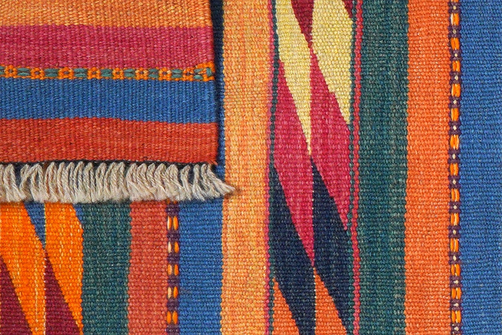 Kelim Gashgai — Handmade, 61x191 cm, Multicolor, 100% Virgin Wool | View 6