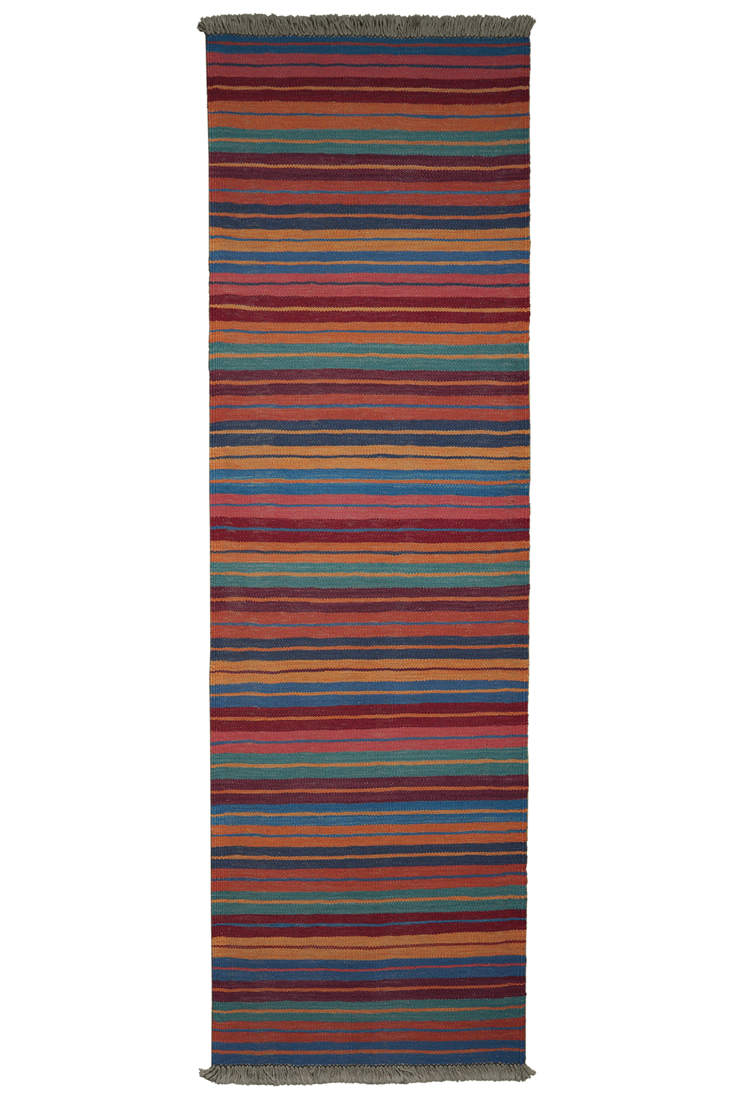 Kelim Gashgai — Handmade, 62x204 cm, Multicolor, 100% Virgin Wool | Main view