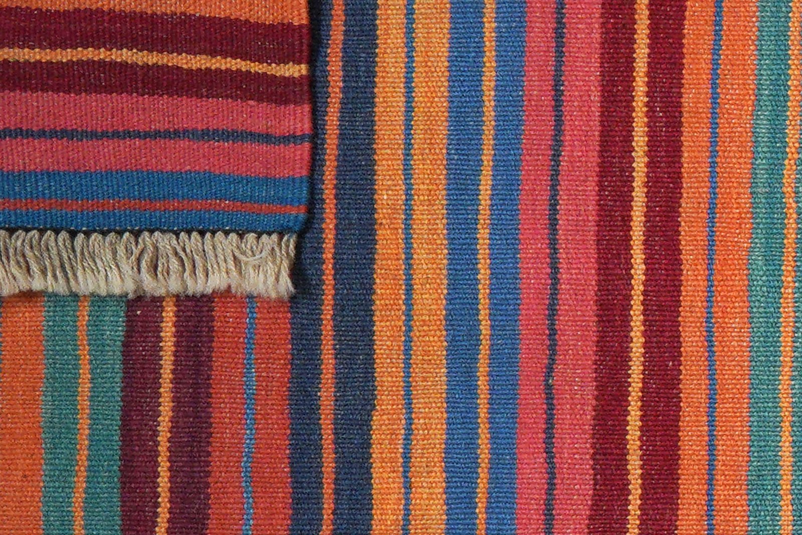 Kelim Gashgai — Handmade, 62x204 cm, Multicolor, 100% Virgin Wool | View 6