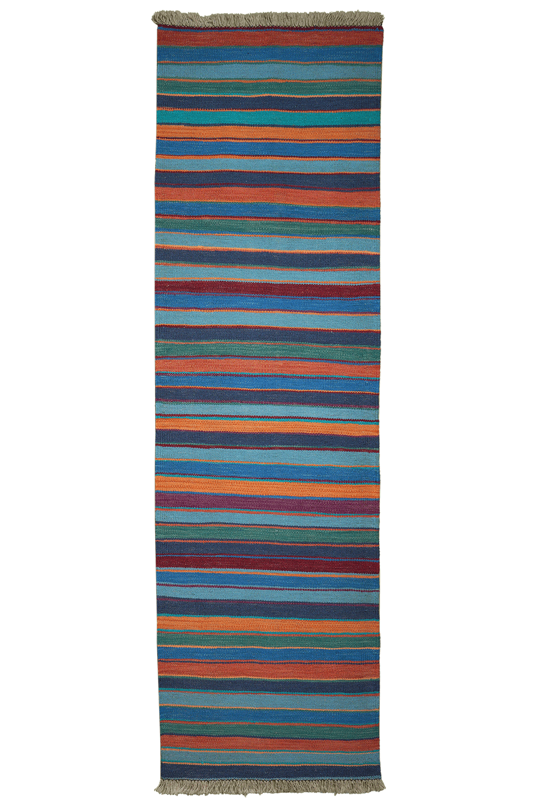 Kelim Gashgai — Handmade, 58x197 cm, Multicolor, 100% Virgin Wool | Main view