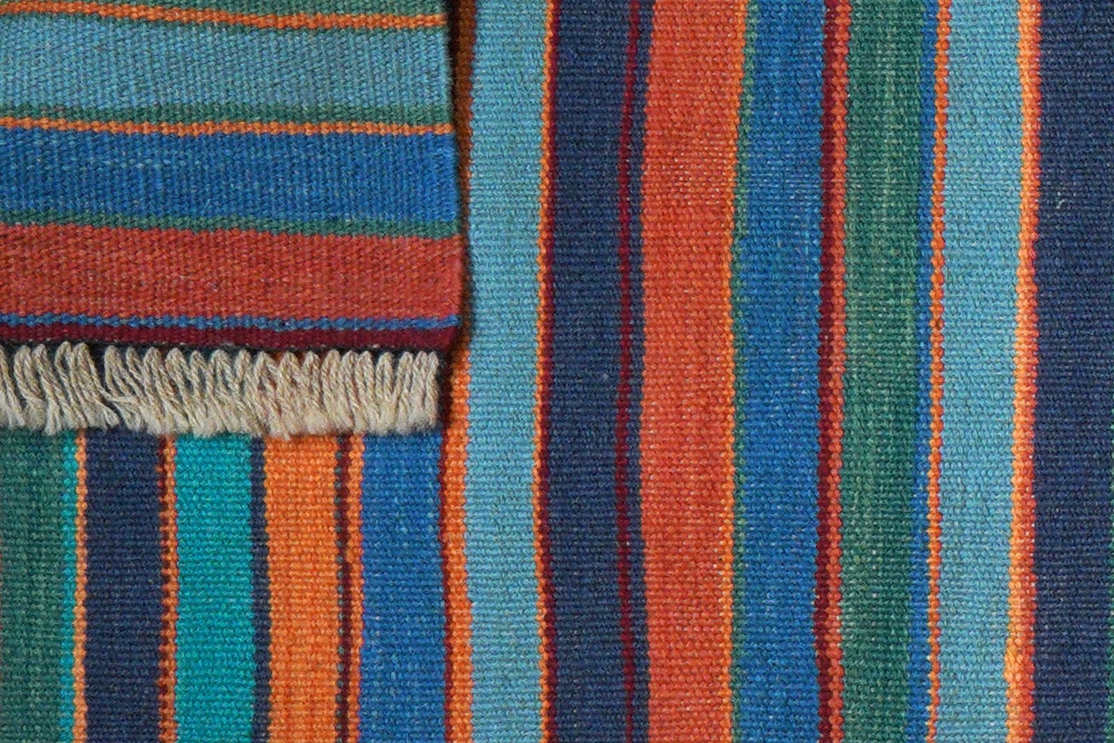 Kelim Gashgai — Handmade, 58x197 cm, Multicolor, 100% Virgin Wool | View 6
