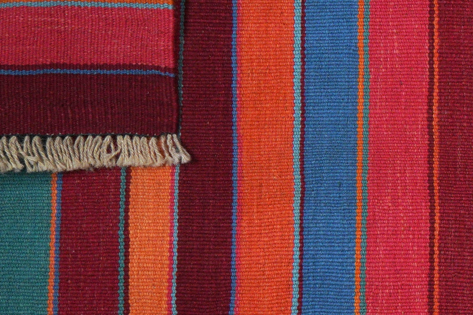 Kelim Gashgai — Handgefertigt, 213x62 cm, Bunt, 100% Virgin Wool | View 7