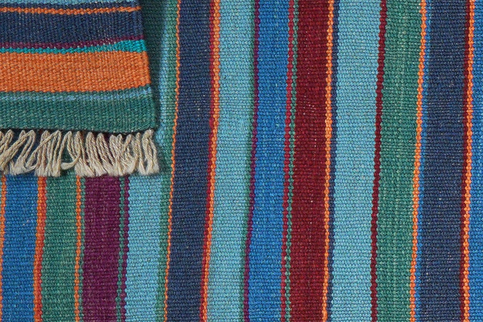 Kelim Gashgai — Handmade, 57x194 cm, Multicolor, 100% Virgin Wool | View 6