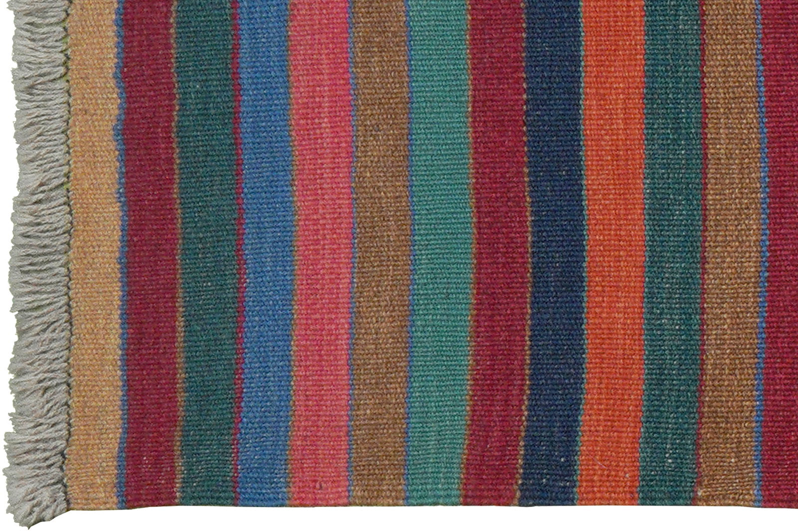 Kelim Gashgai — Handgefertigt, 200x58 cm, Bunt, 100% Virgin Wool | View 4