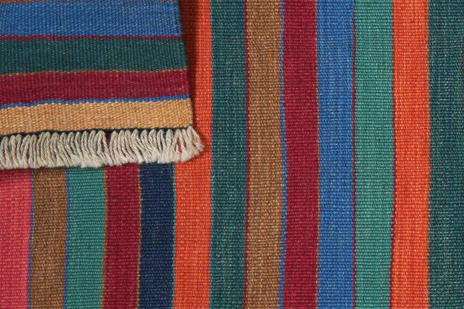 Kelim Gashgai — Handgefertigt, 200x58 cm, Bunt, 100% Virgin Wool | View 7