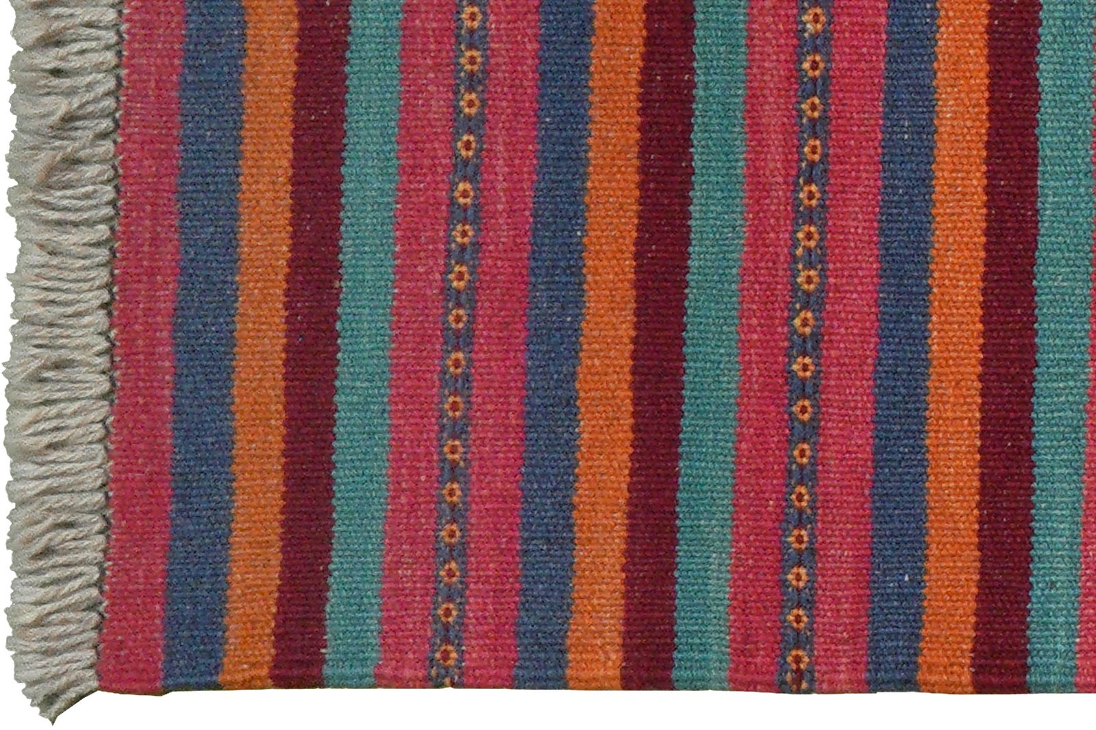 Kelim Gashgai — Handmade, 64x202 cm, Multicolor, 100% Virgin Wool | View 3