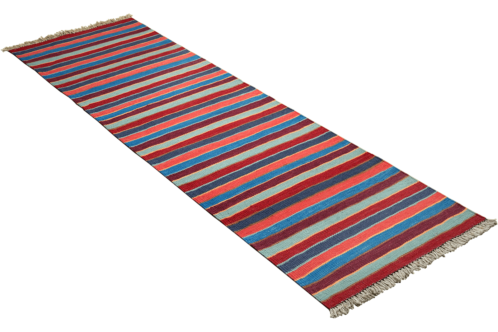 Kelim Gashgai — Handmade, 60x199 cm, Multicolor, 100% Virgin Wool | View 4