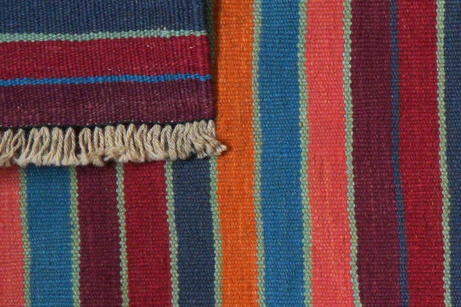 Kelim Gashgai — Handmade, 61x201 cm, Multicolor, 100% Virgin Wool | View 6