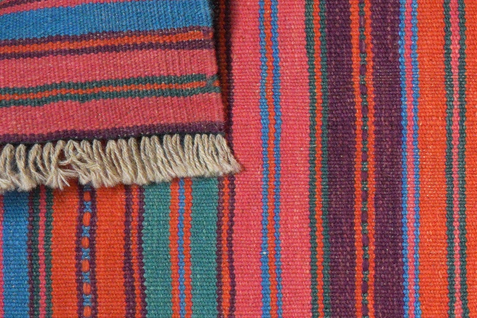 Kelim Gashgai — Handmade, 60x200 cm, Multicolor, 100% Virgin Wool | View 6