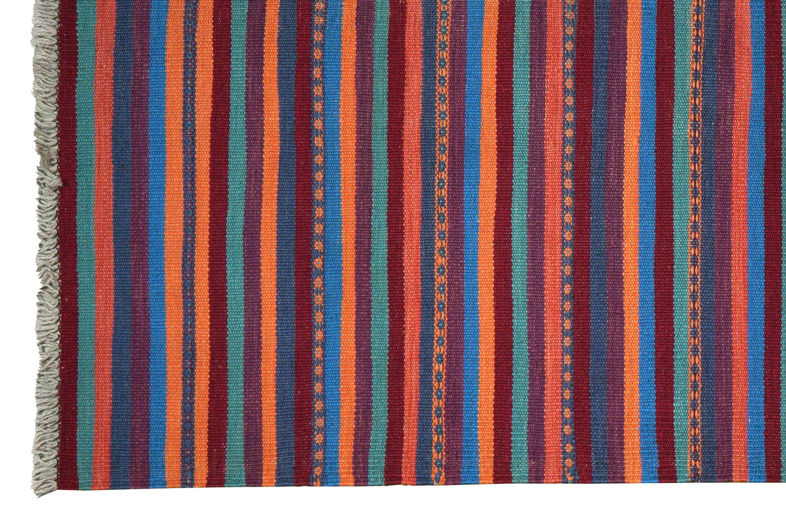 Kelim Gashgai — Handmade, 60x190 cm, Multicolor, 100% Virgin Wool | View 3
