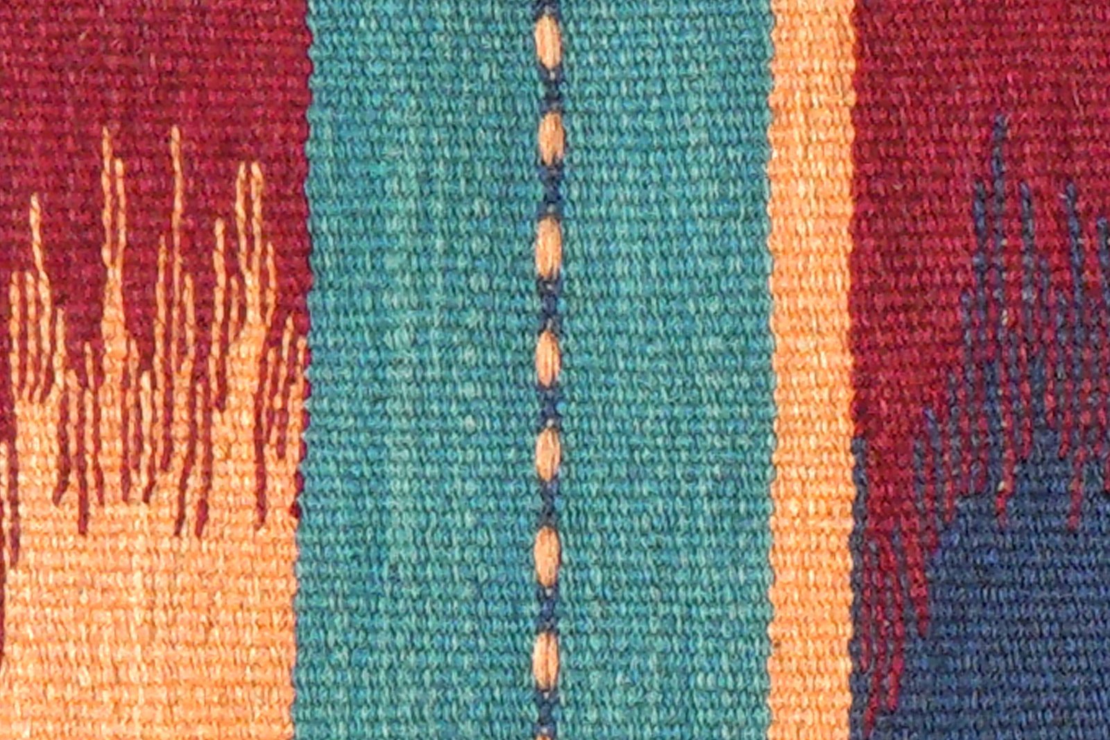 Kelim Gashgai — Handmade, 62x201 cm, Multicolor, 100% Virgin Wool | View 5