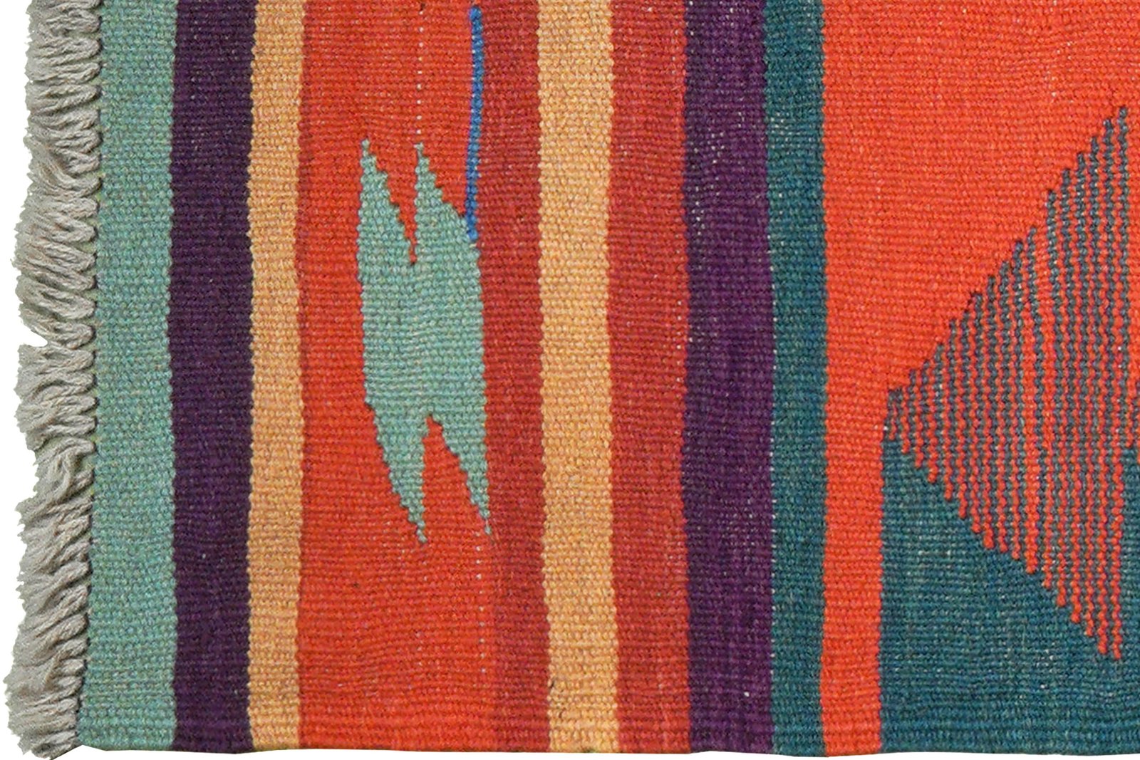 Kelim Gashgai — Handmade, 67x191 cm, Multicolor, 100% Virgin Wool | View 3