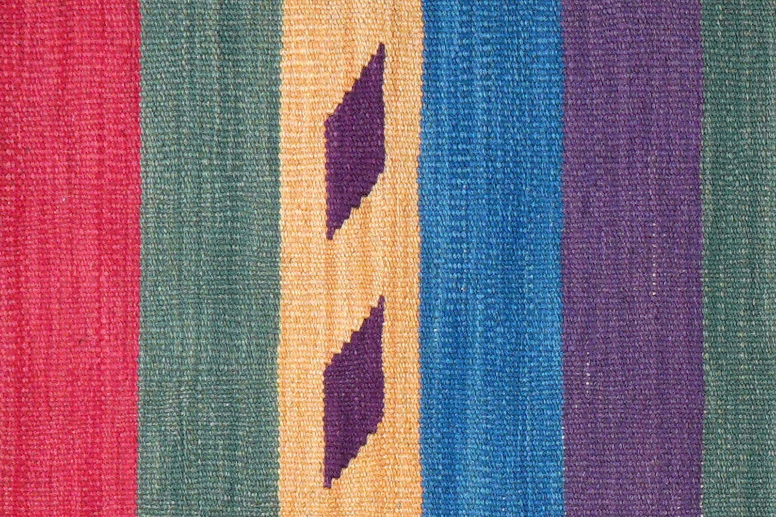 Kelim Gashgai — Handgefertigt, 203x64 cm, Bunt, 100% Virgin Wool | View 6