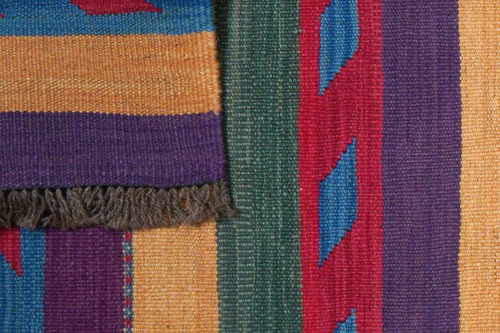 Kelim Gashgai — Handmade, 60x196 cm, Multicolor, 100% Virgin Wool | View 6