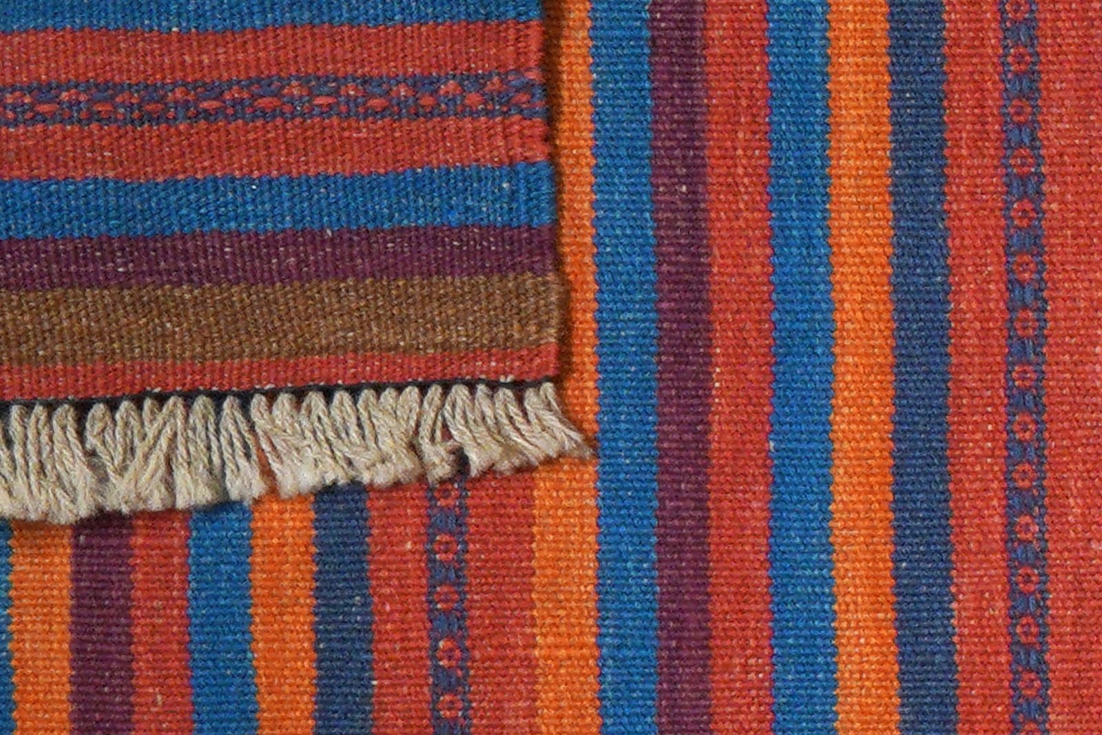 Kelim Gashgai — Handmade, 58x196 cm, Multicolor, 100% Virgin Wool | View 6