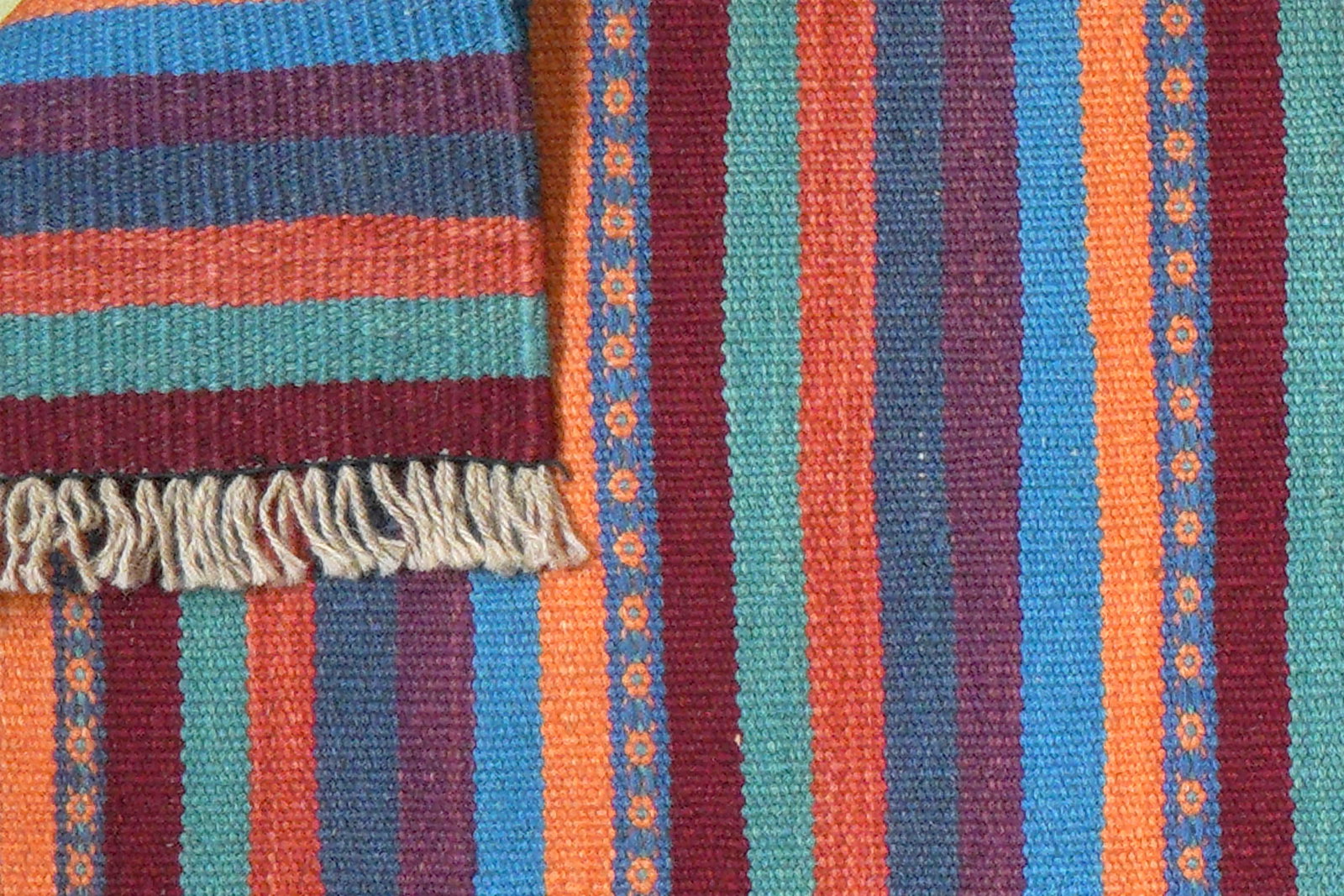 Kelim Gashgai — Handgefertigt, 194x60 cm, Bunt, 100% Virgin Wool | View 7