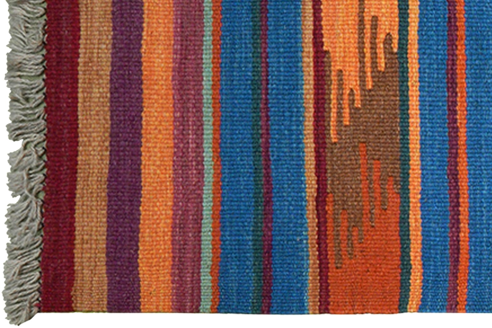 Kelim Gashgai — Handmade, 62x197 cm, Multicolor, 100% Virgin Wool | View 3
