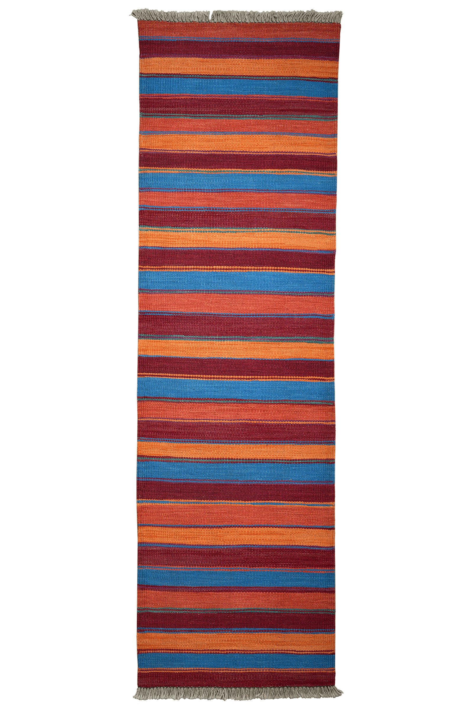 Kelim Gashgai — Handmade, 59x202 cm, Multicolor, 100% Virgin Wool | Main view
