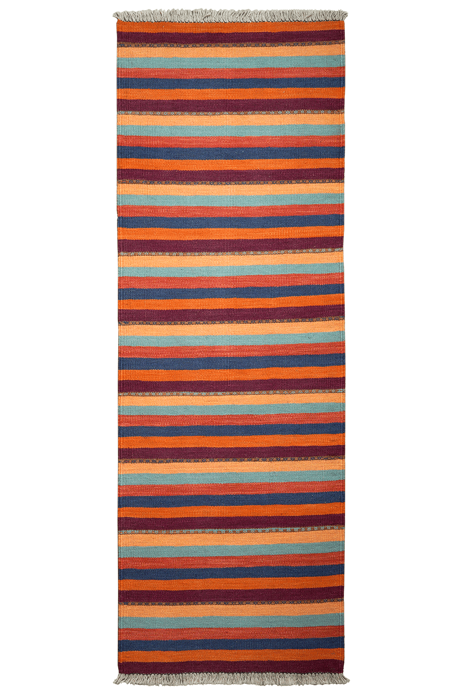 Kelim Gashgai — Handmade, 62x184 cm, Multicolor, 100% Virgin Wool | Main view