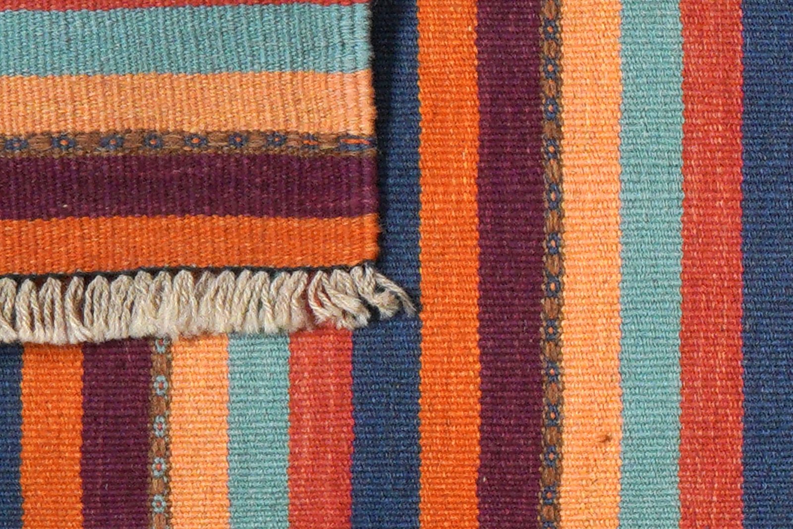 Kelim Gashgai — Handmade, 62x184 cm, Multicolor, 100% Virgin Wool | View 6