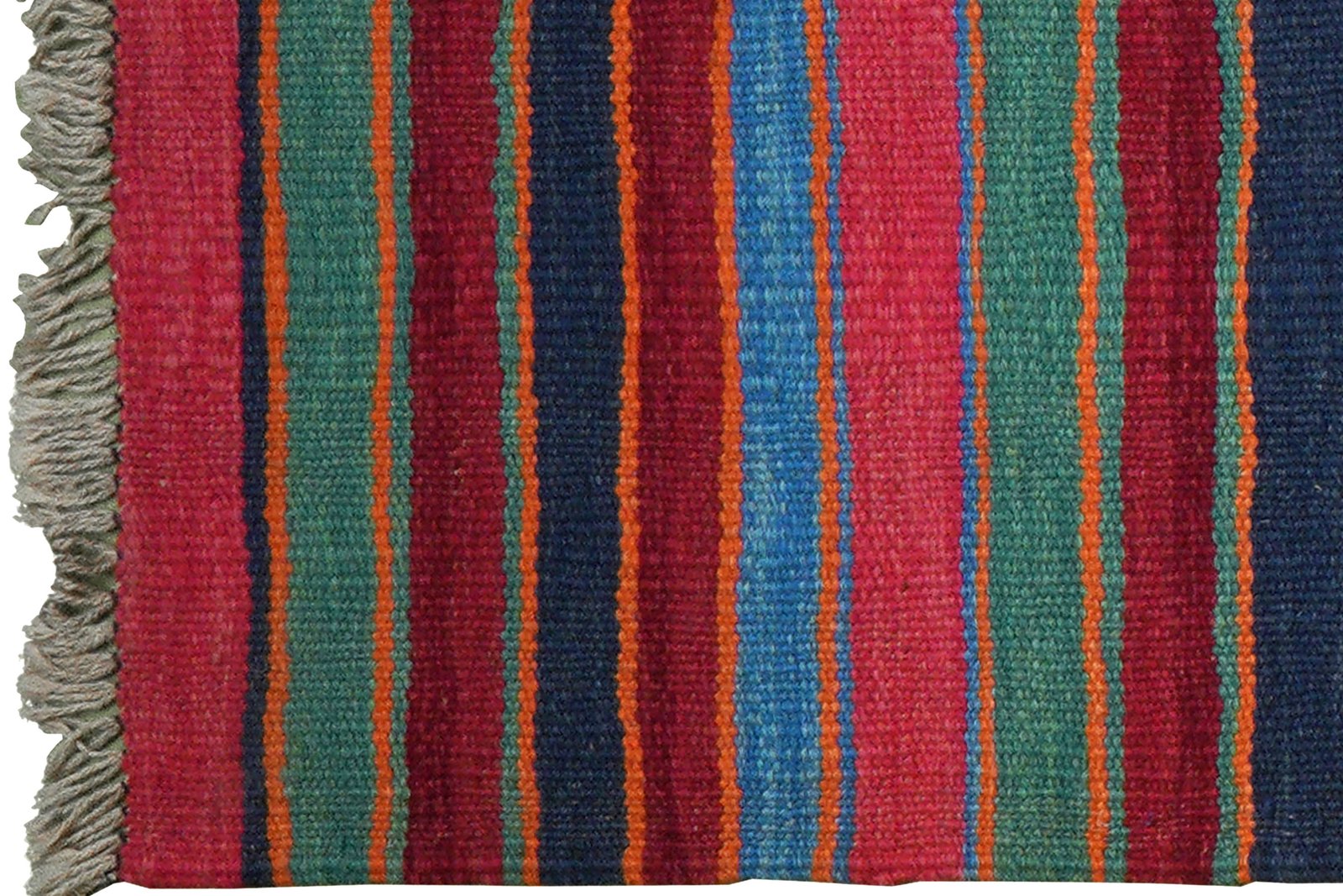 Kelim Gashgai — Handmade, 65x197 cm, Multicolor, 100% Virgin Wool | View 3