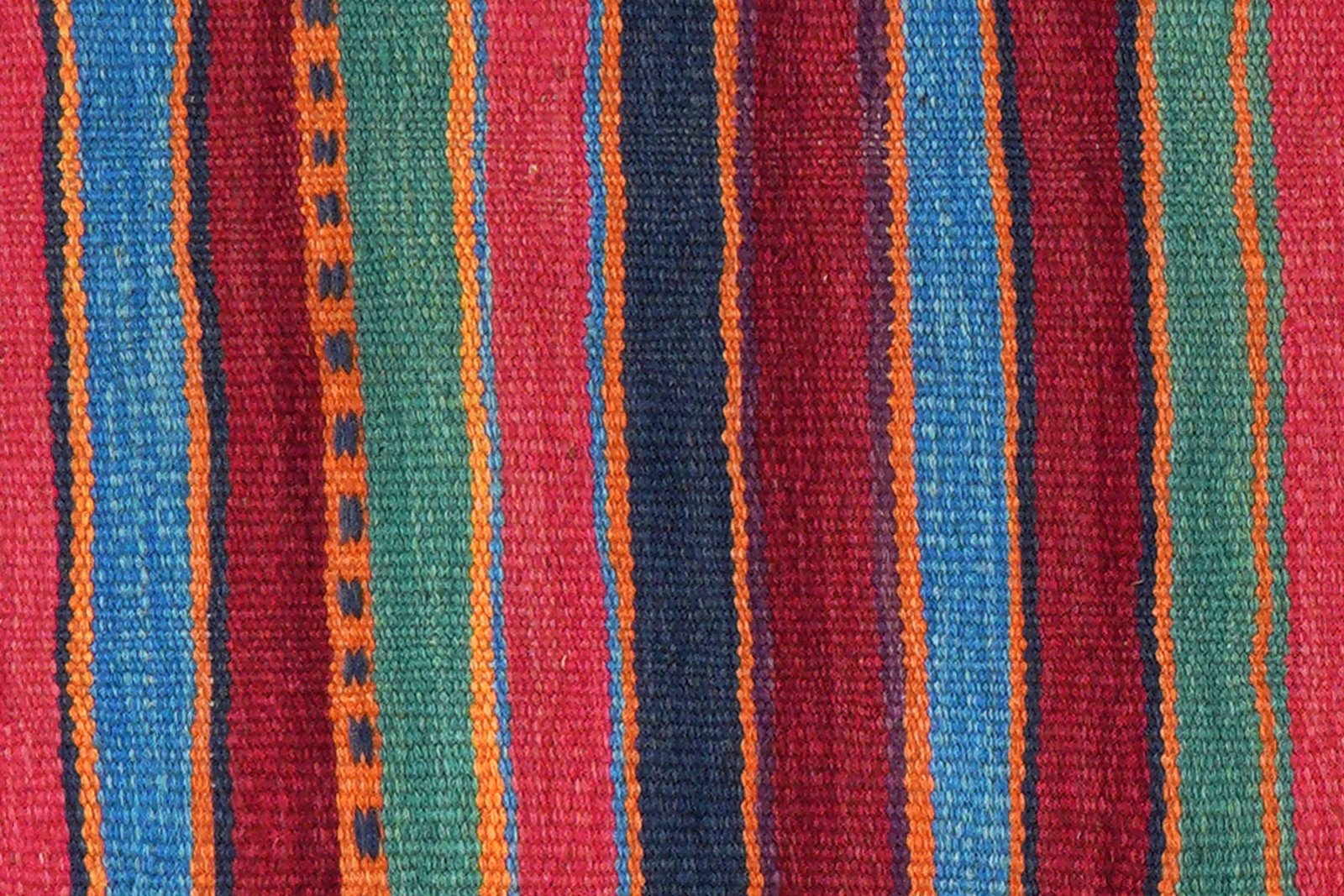 Kelim Gashgai — Handmade, 65x197 cm, Multicolor, 100% Virgin Wool | View 5