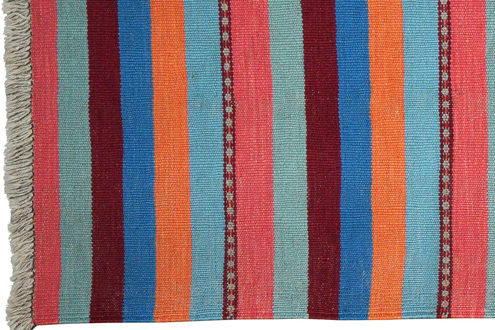 Kelim Gashgai — Handmade, 61x195 cm, Multicolor, 100% Virgin Wool | View 3