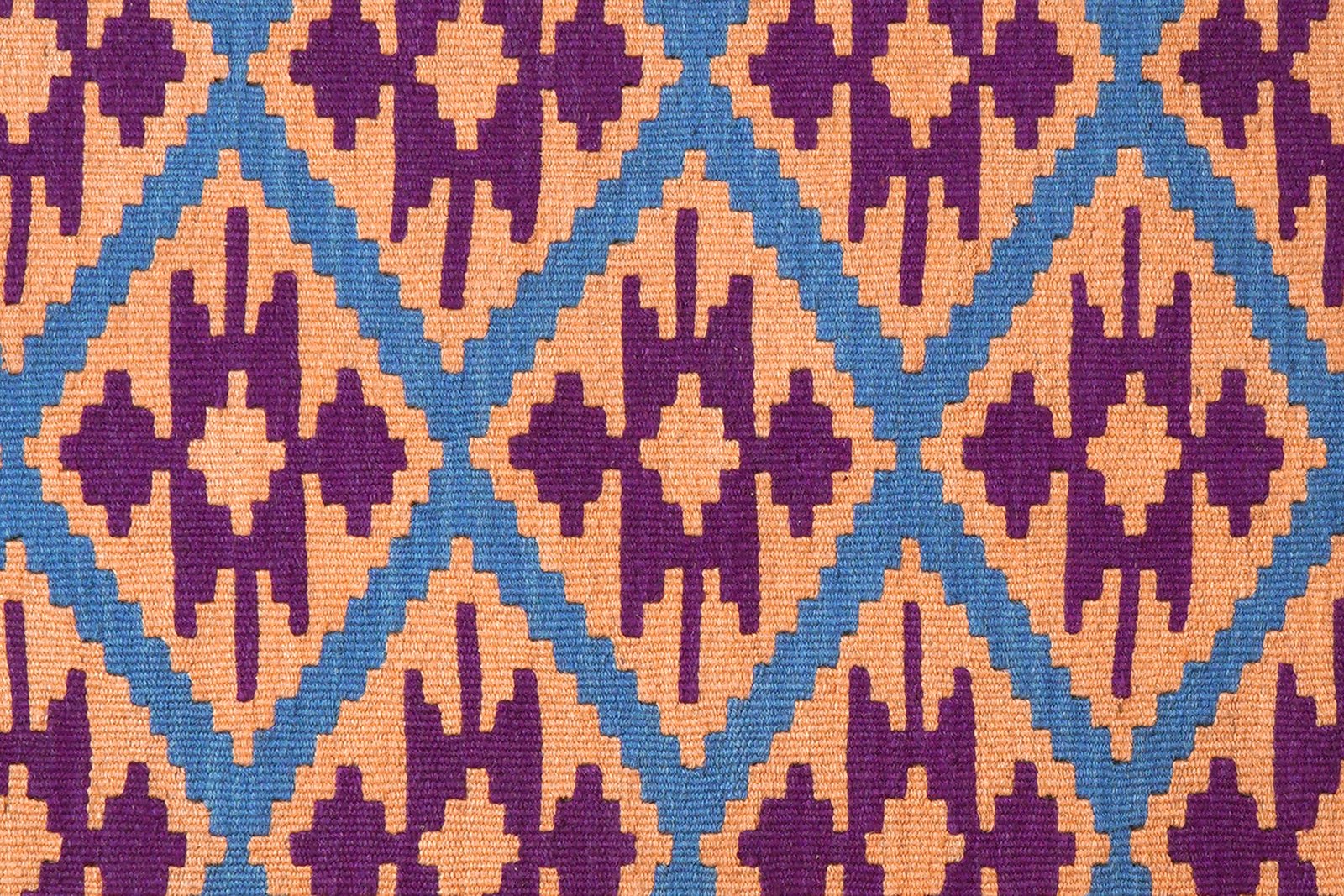 Kelim Gashgai — Handmade, 115x181 cm, Blue, 100% Virgin Wool | View 5