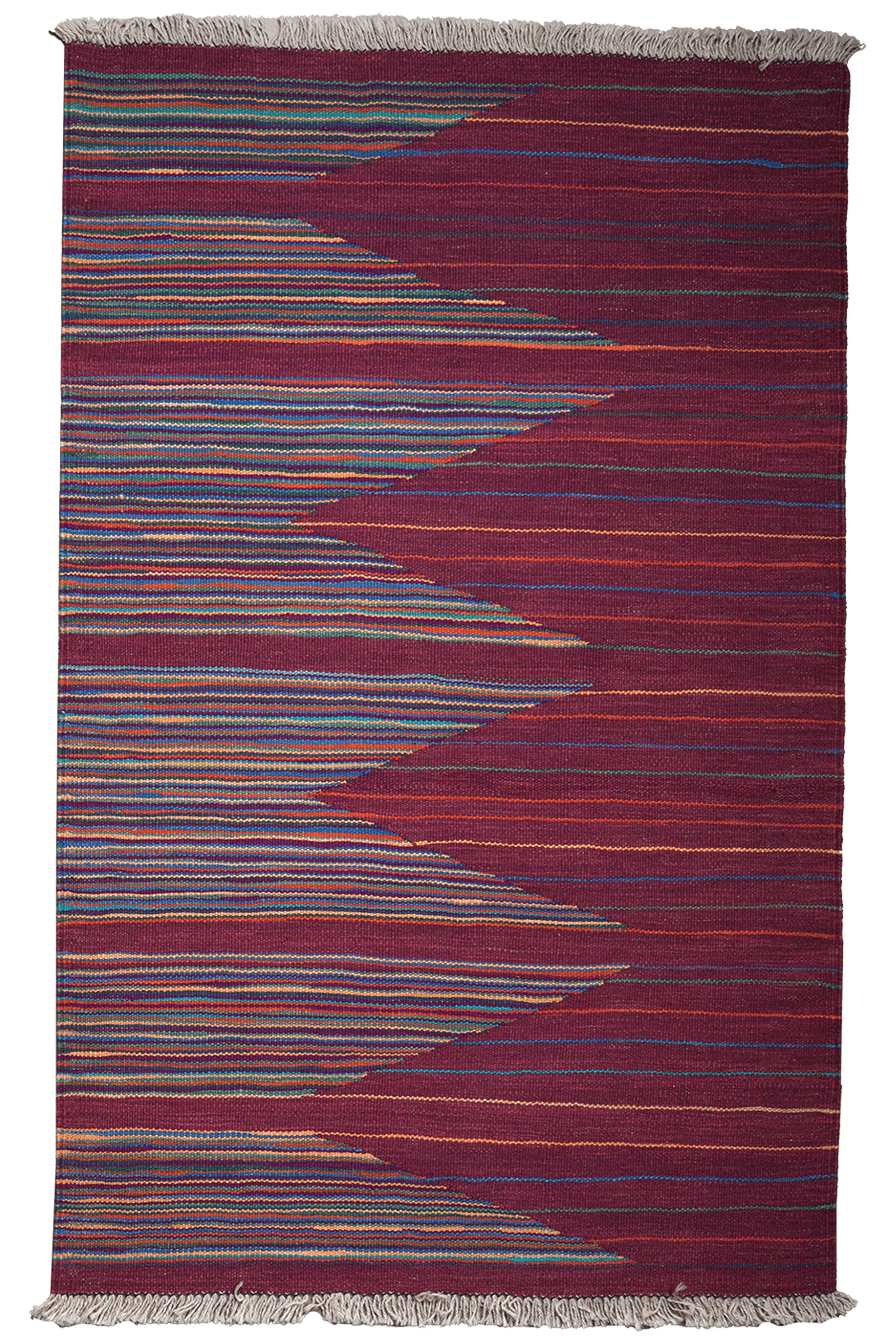 Kelim Gashgai — Handmade, 92x145 cm, Multicolor, 100% Virgin Wool | Main view
