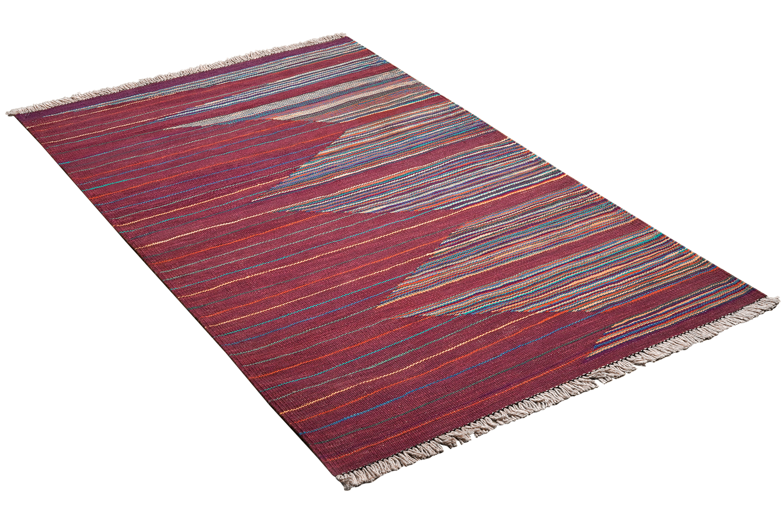 Kelim Gashgai — Handgefertigt, 147x93 cm, Bunt, 100% Virgin Wool | View 4