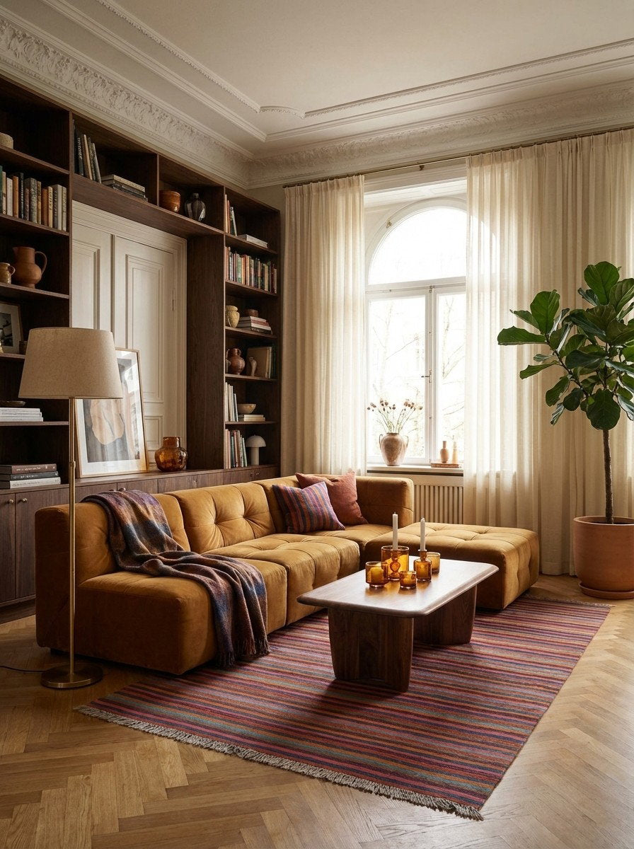 Kelim Gashgai — Handgefertigt, 181x114 cm, Bunt, 100% Virgin Wool | Back view