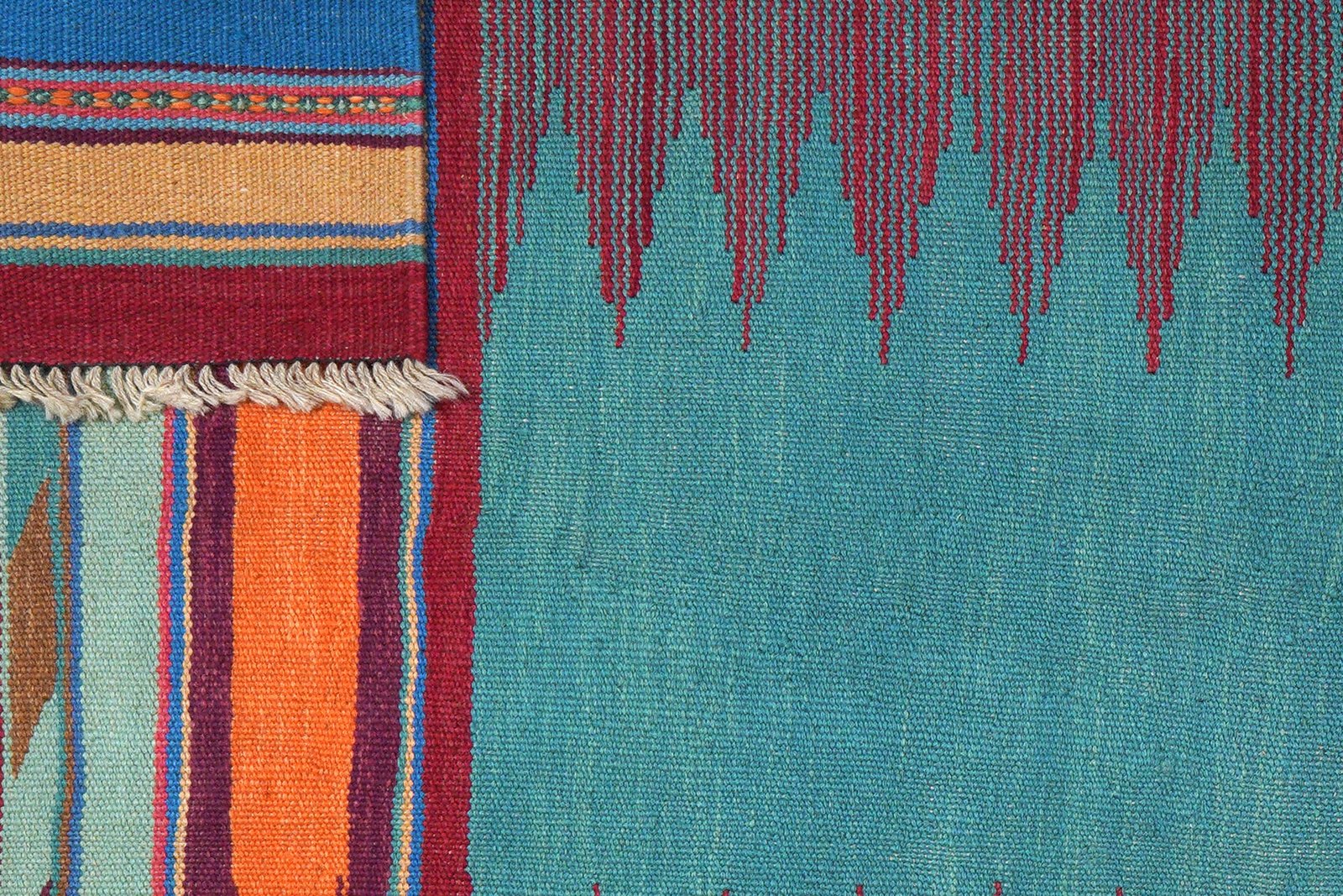 Kelim Gashgai — Handmade, 127x181 cm, Multicolor, 100% Virgin Wool | View 6