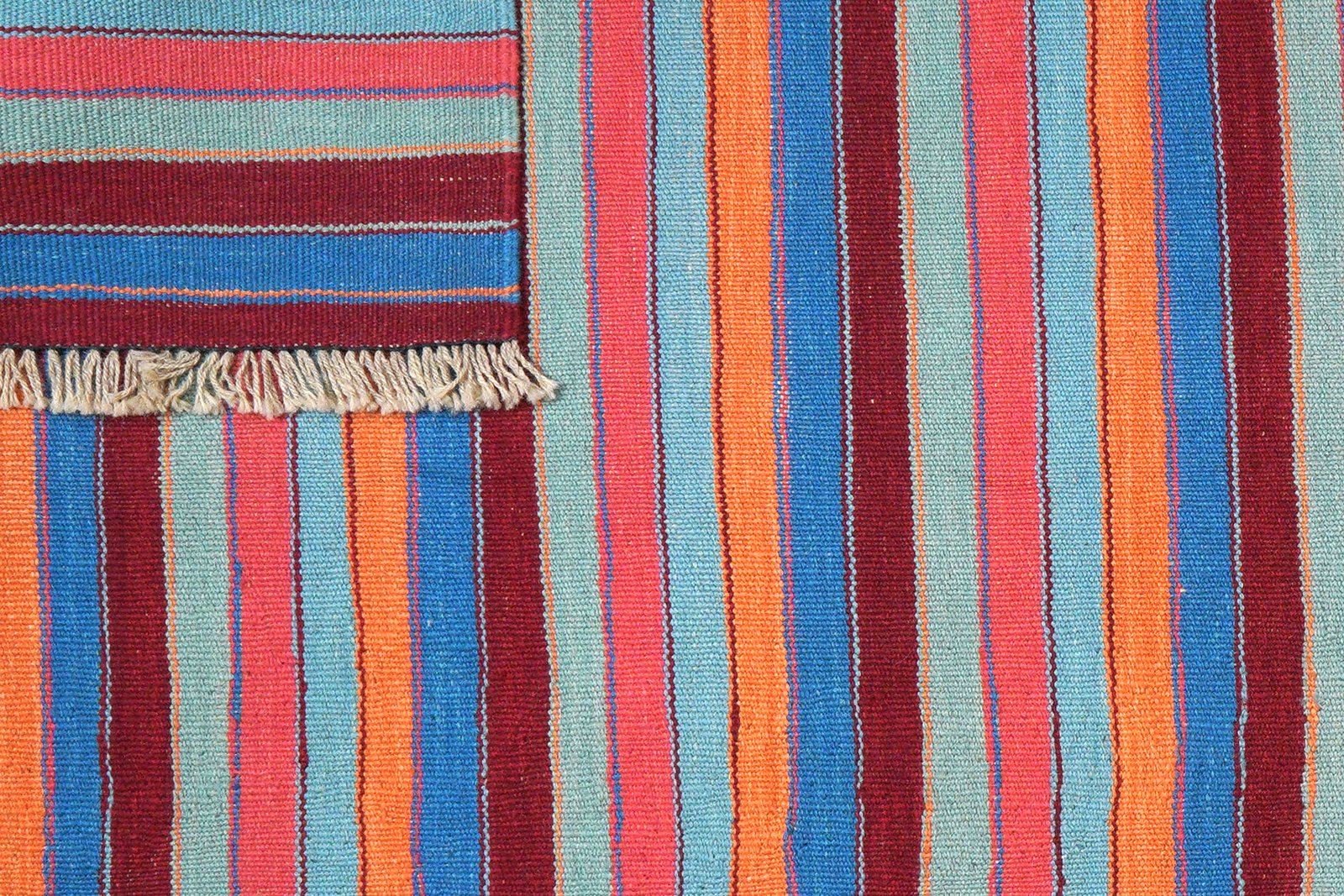 Kelim Gashgai — Handmade, 131x187 cm, Multicolor, 100% Virgin Wool | View 6
