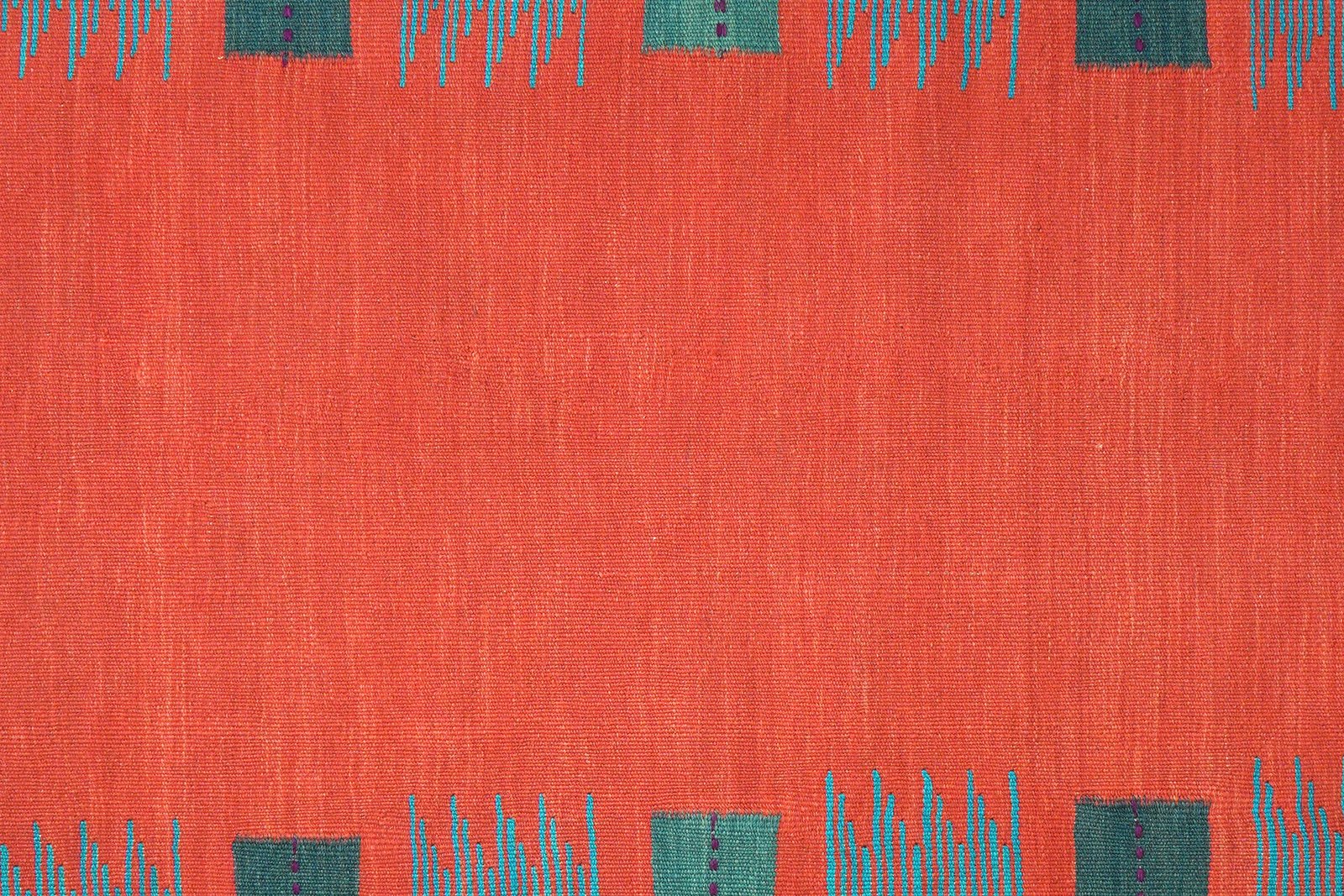 Kelim Gashgai — Handmade, 123x177 cm, Red, 100% Virgin Wool | View 5