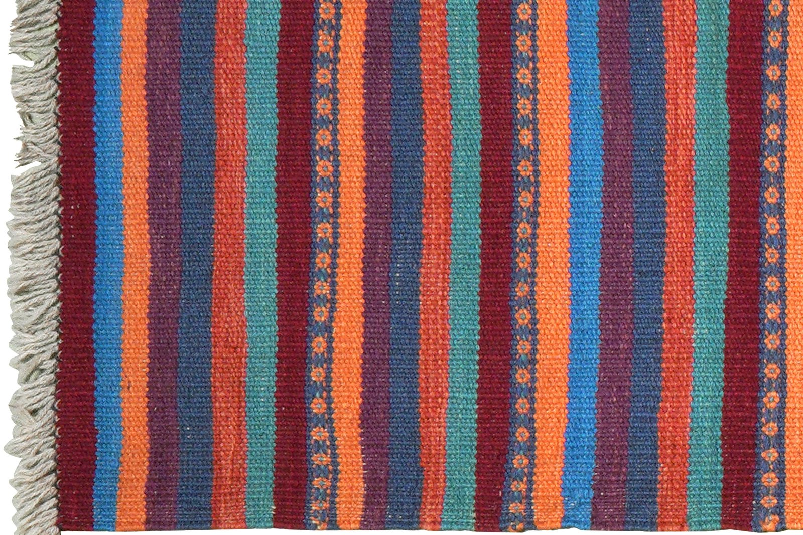 Kelim Gashgai — Handmade, 58x195 cm, Multicolor, 100% Virgin Wool | View 3