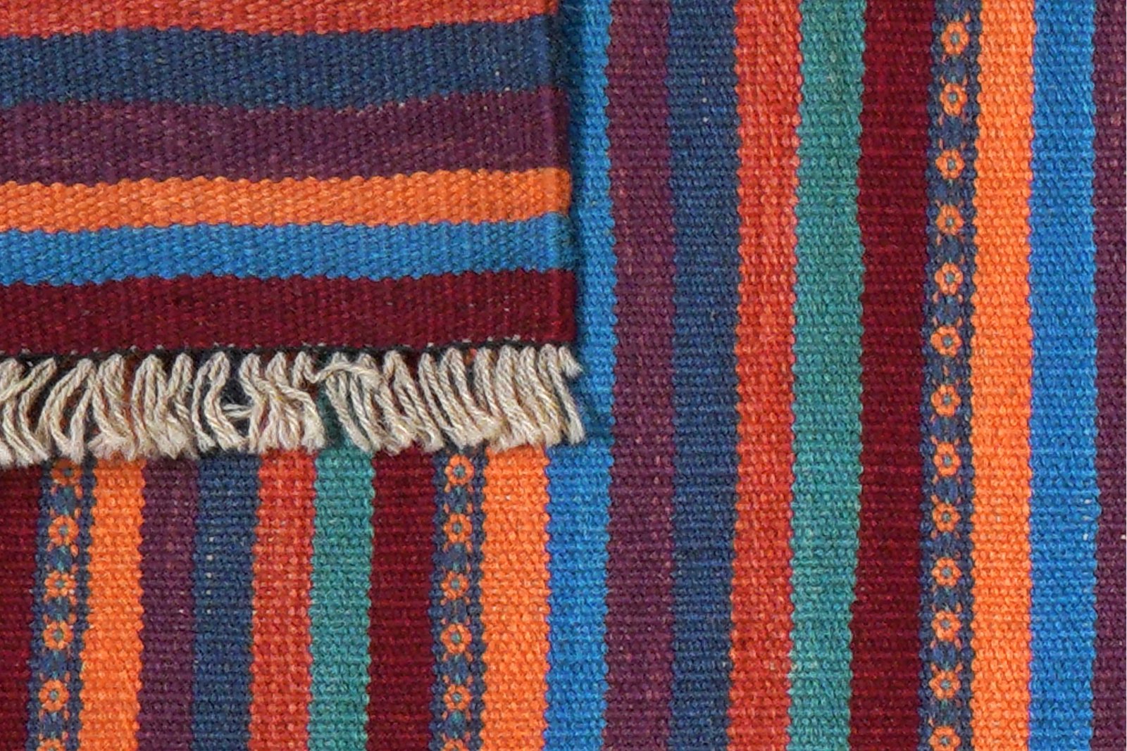 Kelim Gashgai — Handmade, 58x195 cm, Multicolor, 100% Virgin Wool | View 6