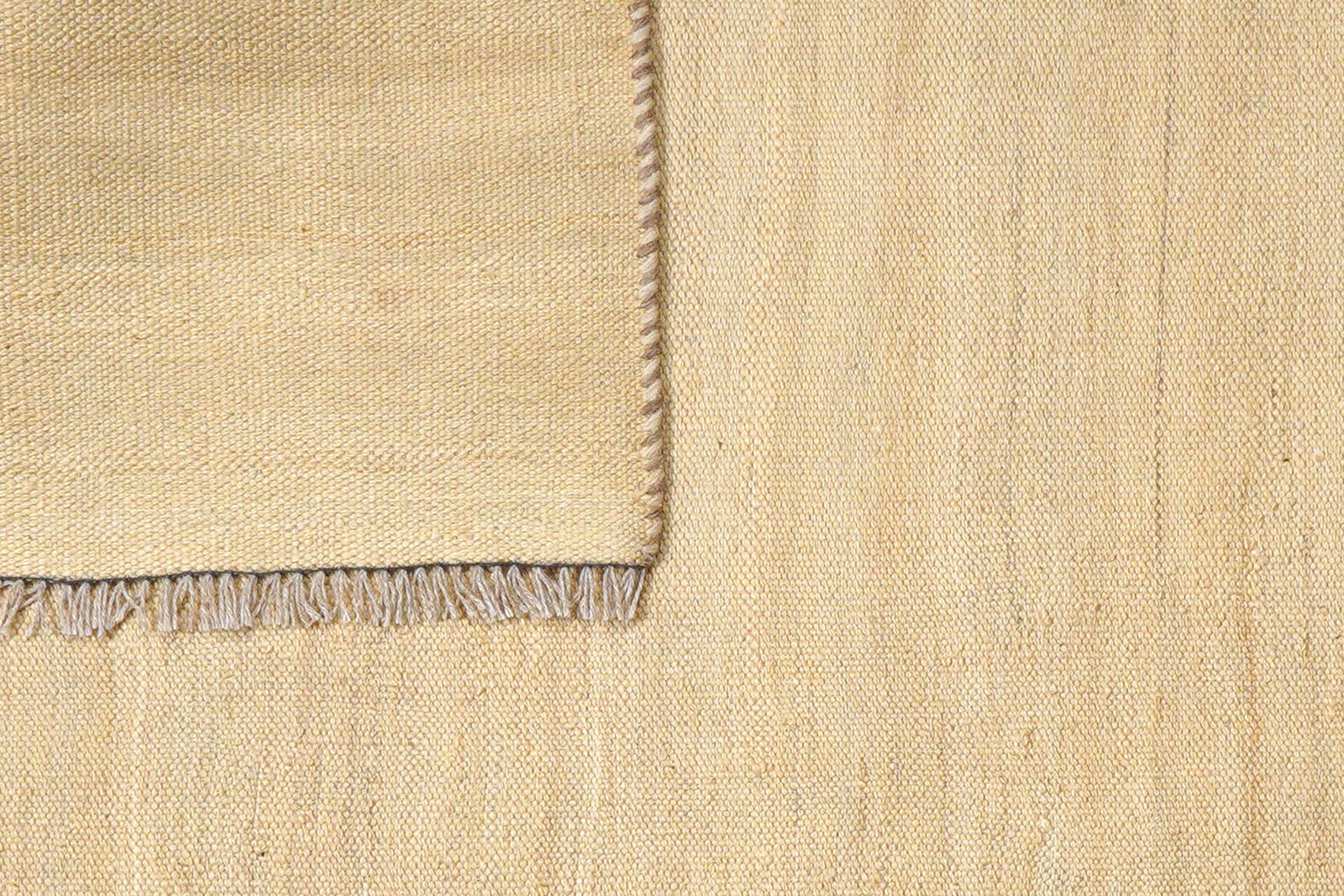 Kelim Gashgai — Handmade, 150x201 cm, Beige, 100% Virgin Wool | View 6