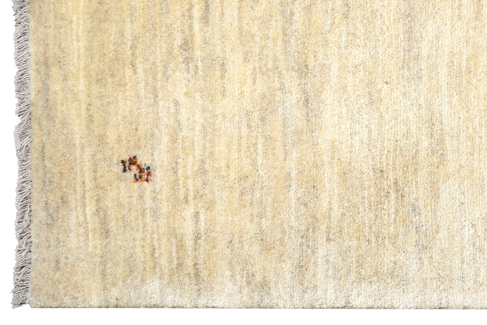 Gabbeh — Hand-knotted, 123x184 cm, Beige, 100% Virgin Wool | View 3