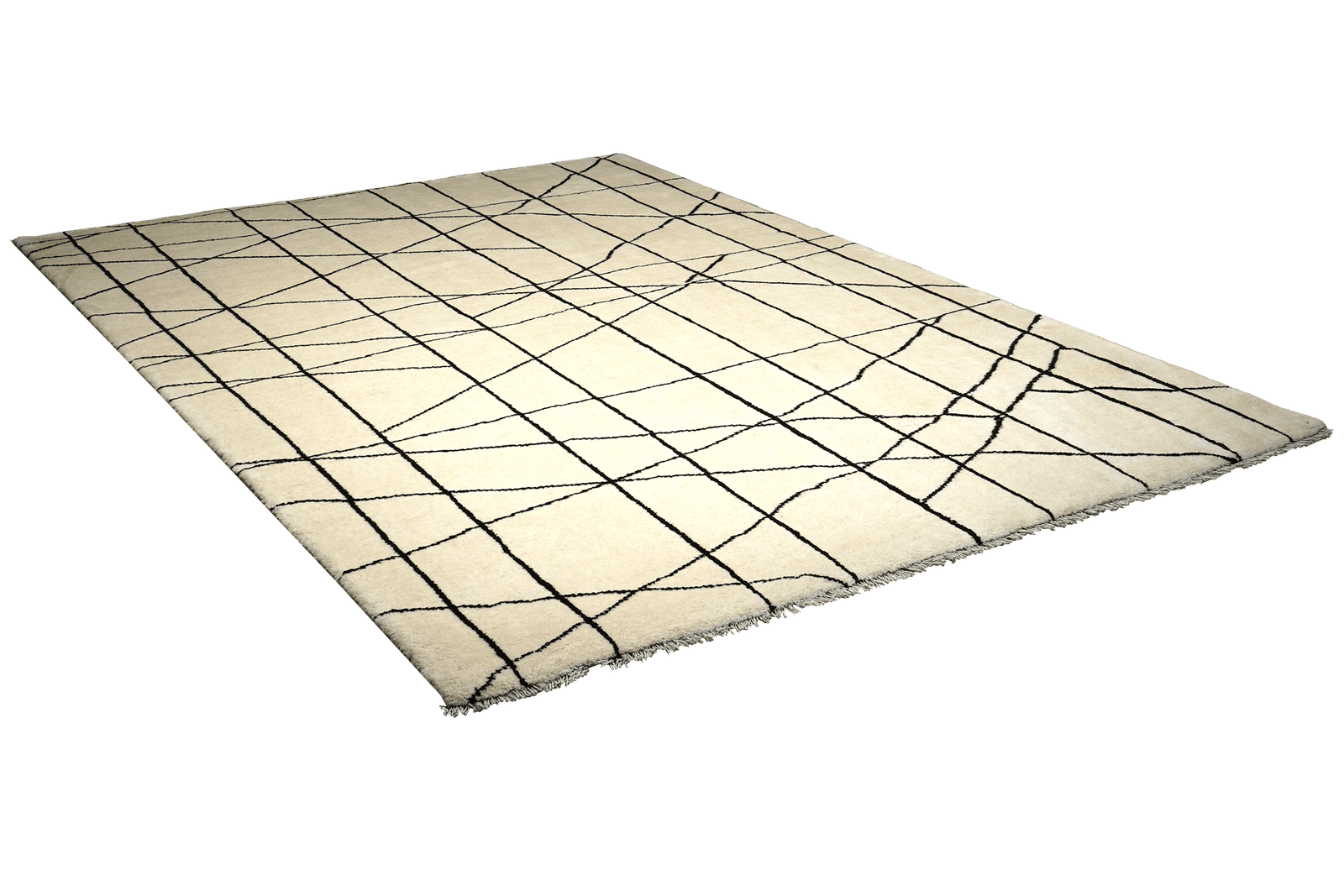 Gabbeh Basi — Hand-knotted, 206x290 cm, Beige, 100% Virgin Wool | View 4