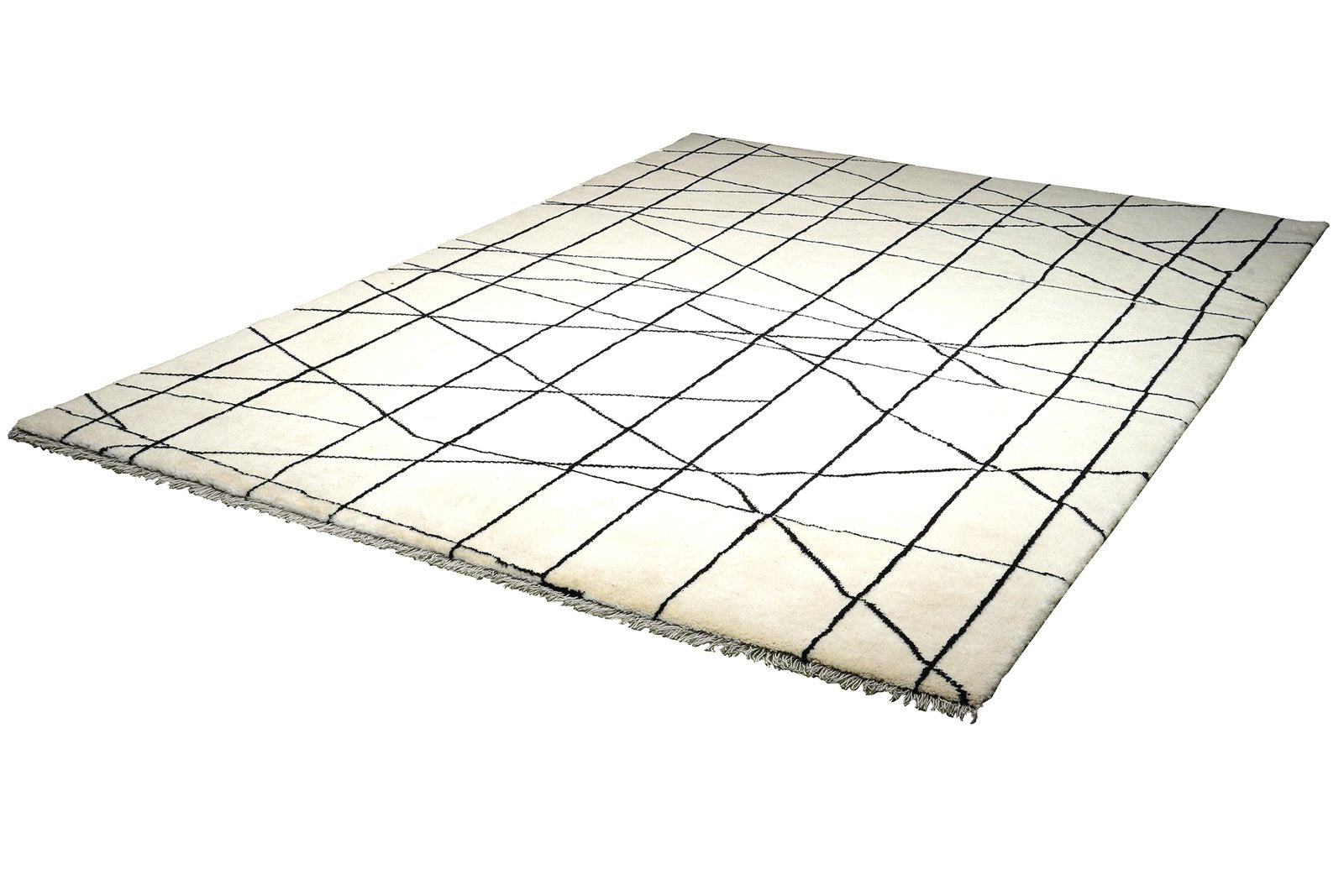 Gabbeh Basi — Hand-knotted, 206x290 cm, Beige, 100% Virgin Wool | View 5