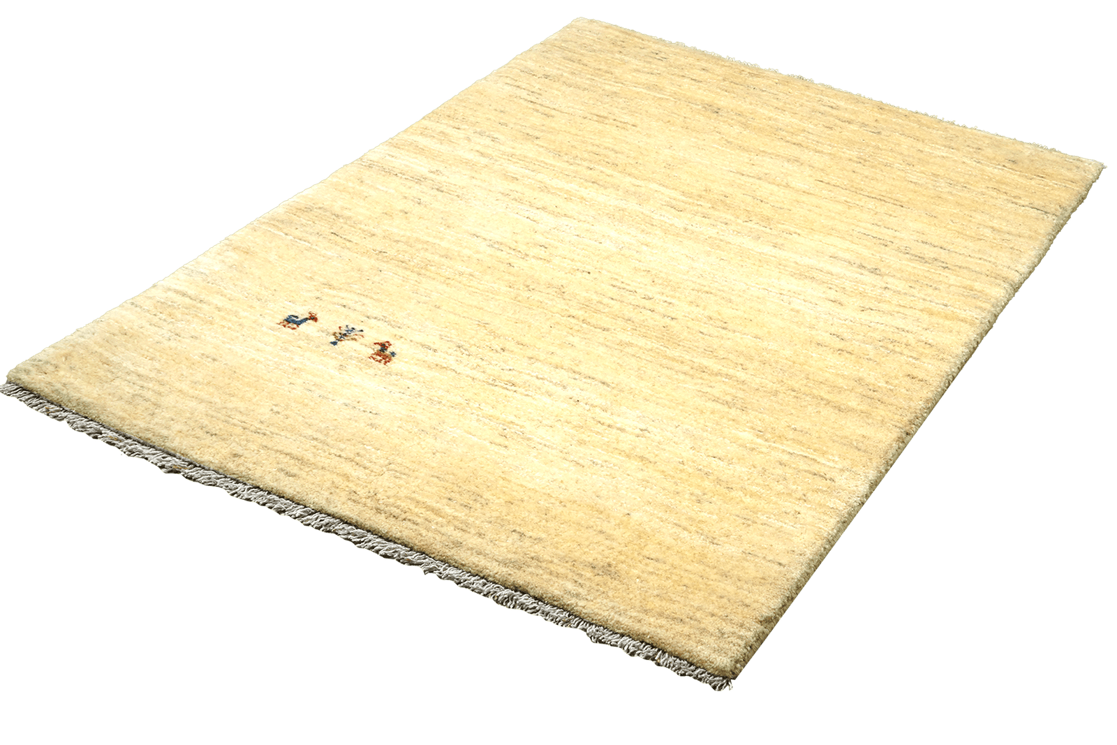 Gabbeh — Hand-knotted, 95x146 cm, Beige, 100% Virgin Wool | View 5