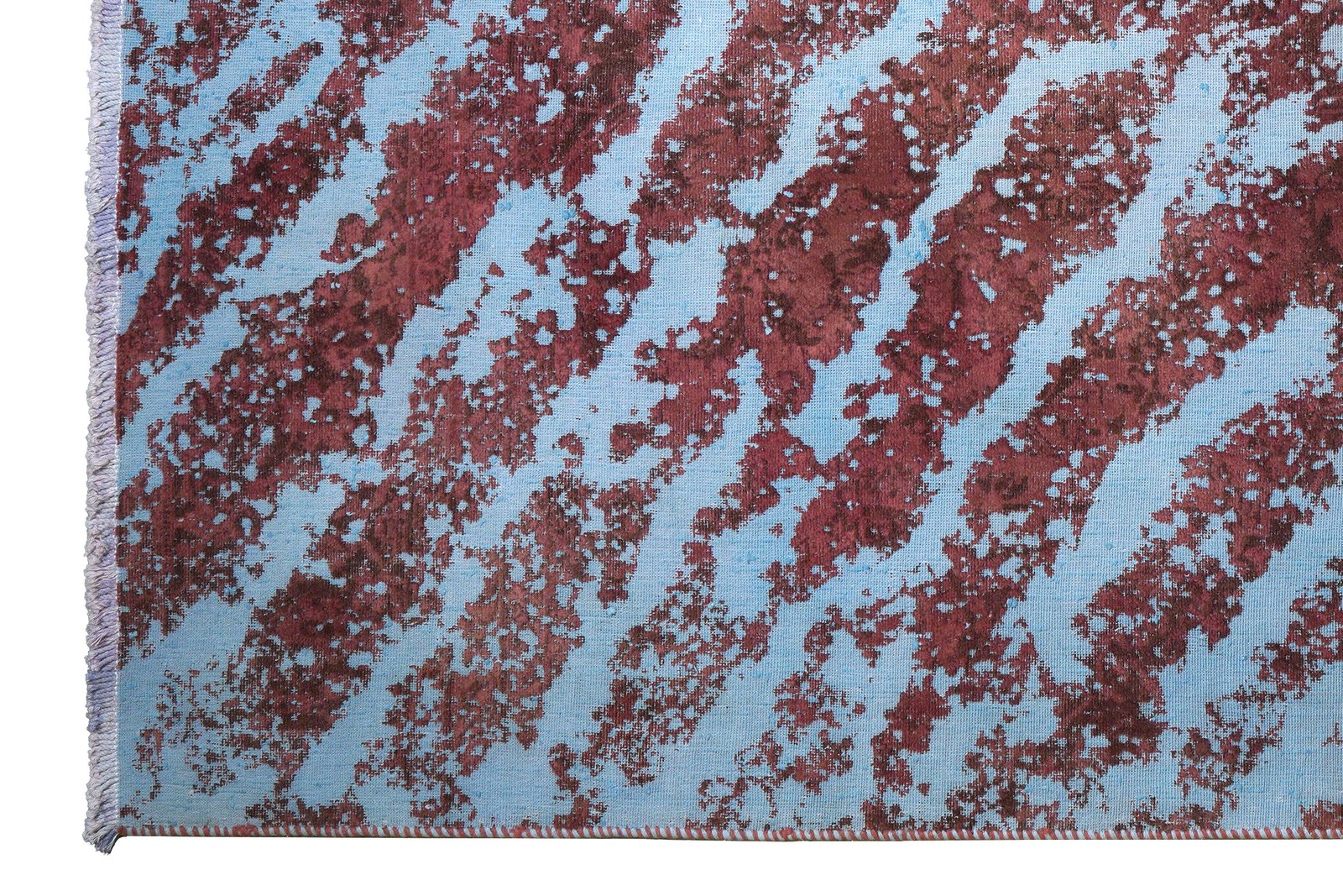 Vintage — Hand-knotted, 191x276 cm, Blue, 100% Virgin Wool | View 3