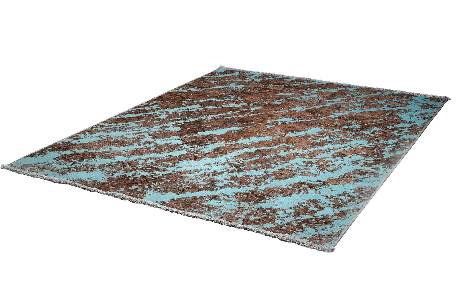 Vintage — Hand-knotted, 178x235 cm, Blue, 100% Virgin Wool | View 5