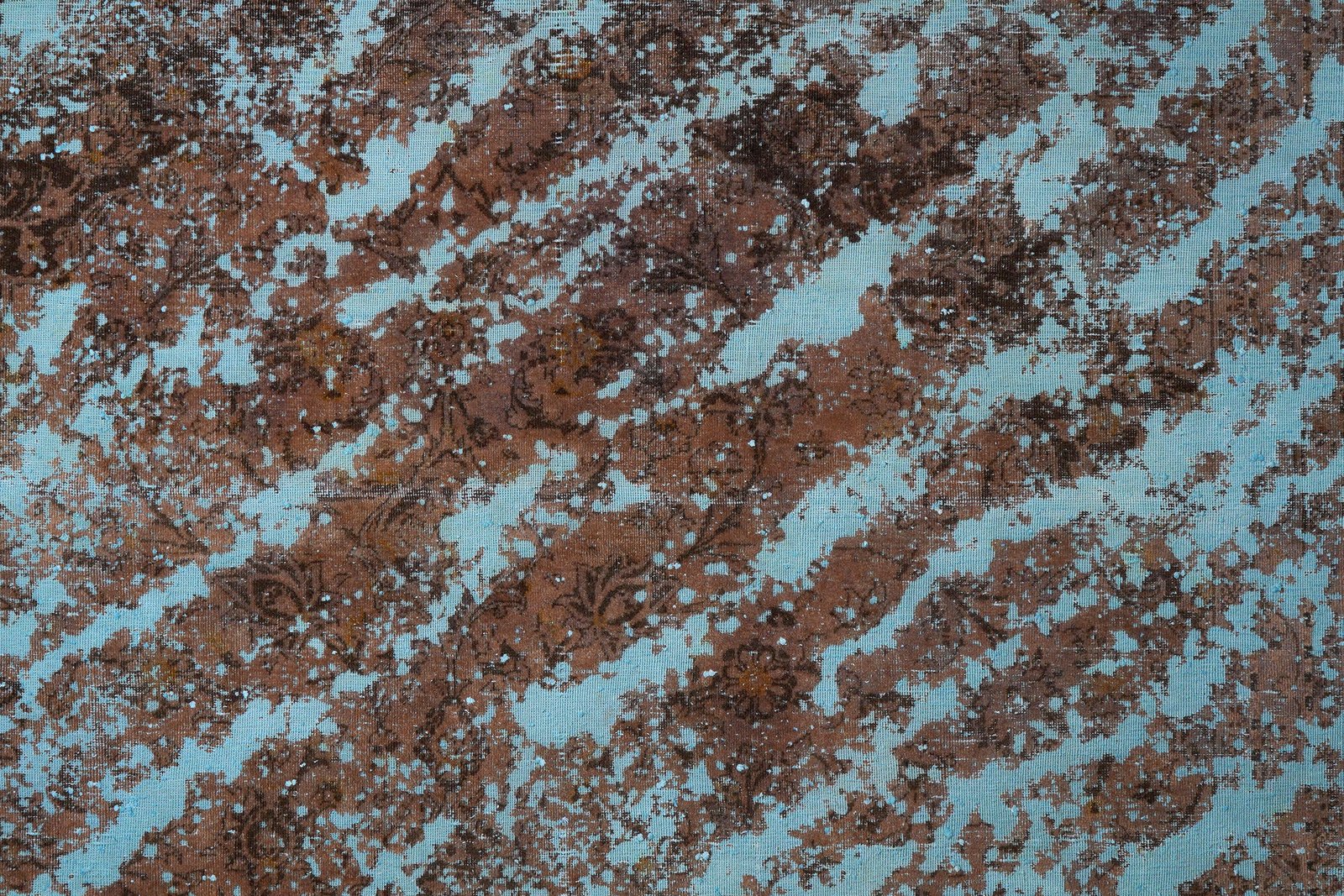 Vintage — Hand-knotted, 178x235 cm, Blue, 100% Virgin Wool | View 6