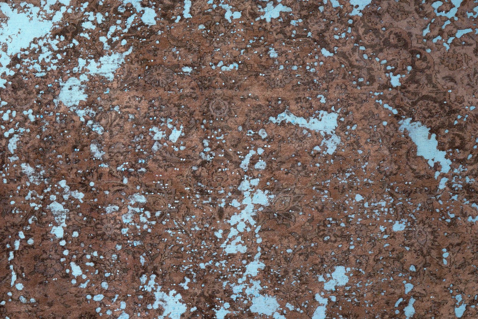 Vintage — Hand-knotted, 209x266 cm, Brown, 100% Virgin Wool | View 6