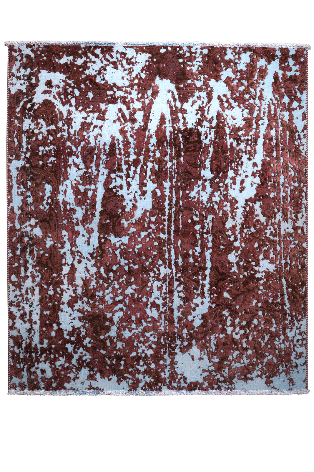 Vintage — Hand-knotted, 164x190 cm, Red, 100% Virgin Wool | Main view