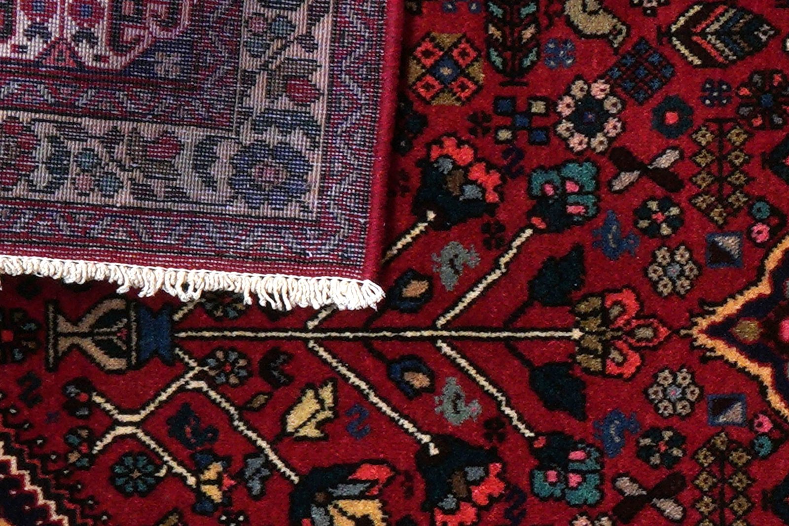 Abadeh — Hand-knotted, 103x157 cm, Red, 100% Virgin Wool | View 7