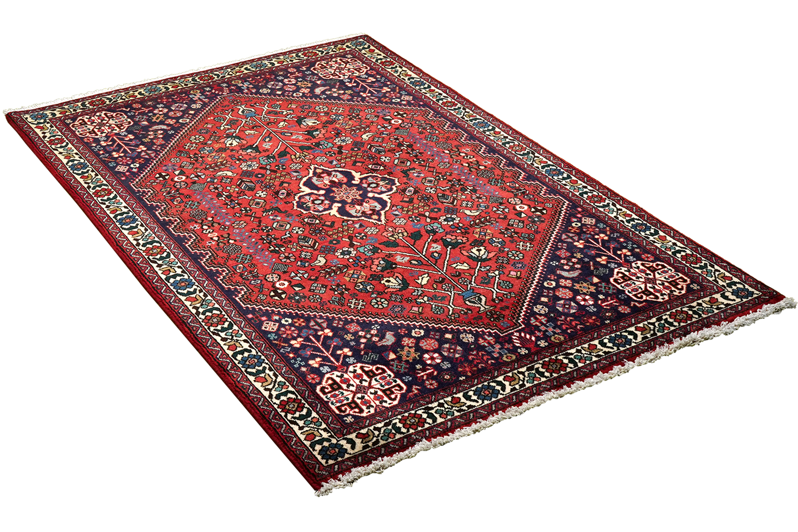 Abadeh — Handgefertigt, 157x103 cm, Beige, 100% Virgin Wool | View 5