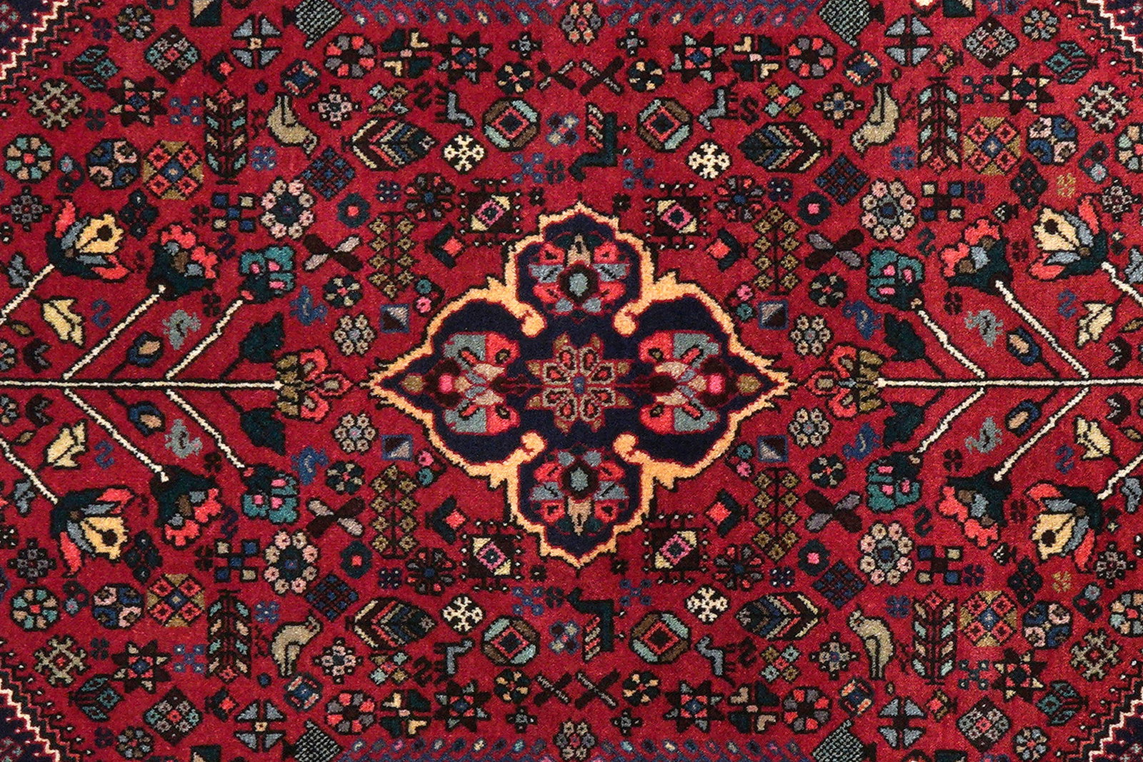 Abadeh — Handgefertigt, 157x103 cm, Beige, 100% Virgin Wool | View 7